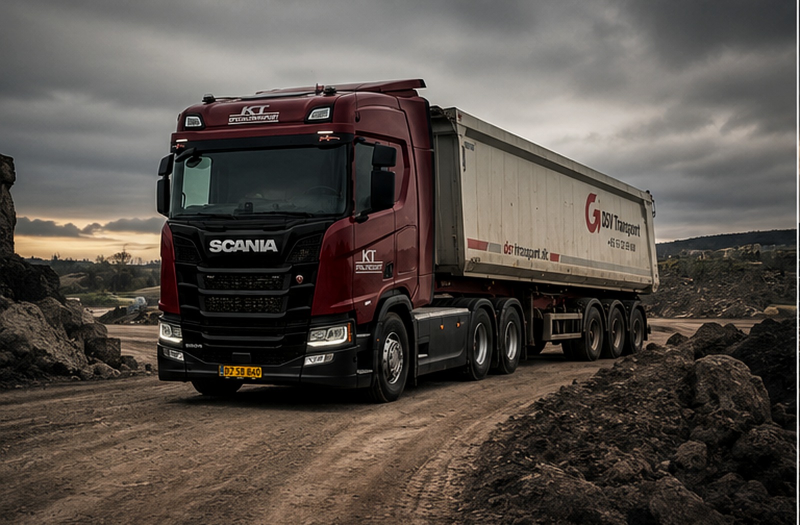 Tipkørsel og transport af materialer
